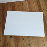 Table basse vintage en rotin
