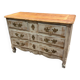 Louis XV chest of drawers in patinated oak