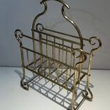 Brass magazine rack