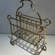 Brass magazine rack