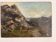 Old Oil Painting Wood Panel P Reynaud Post-Impressionism Landscape