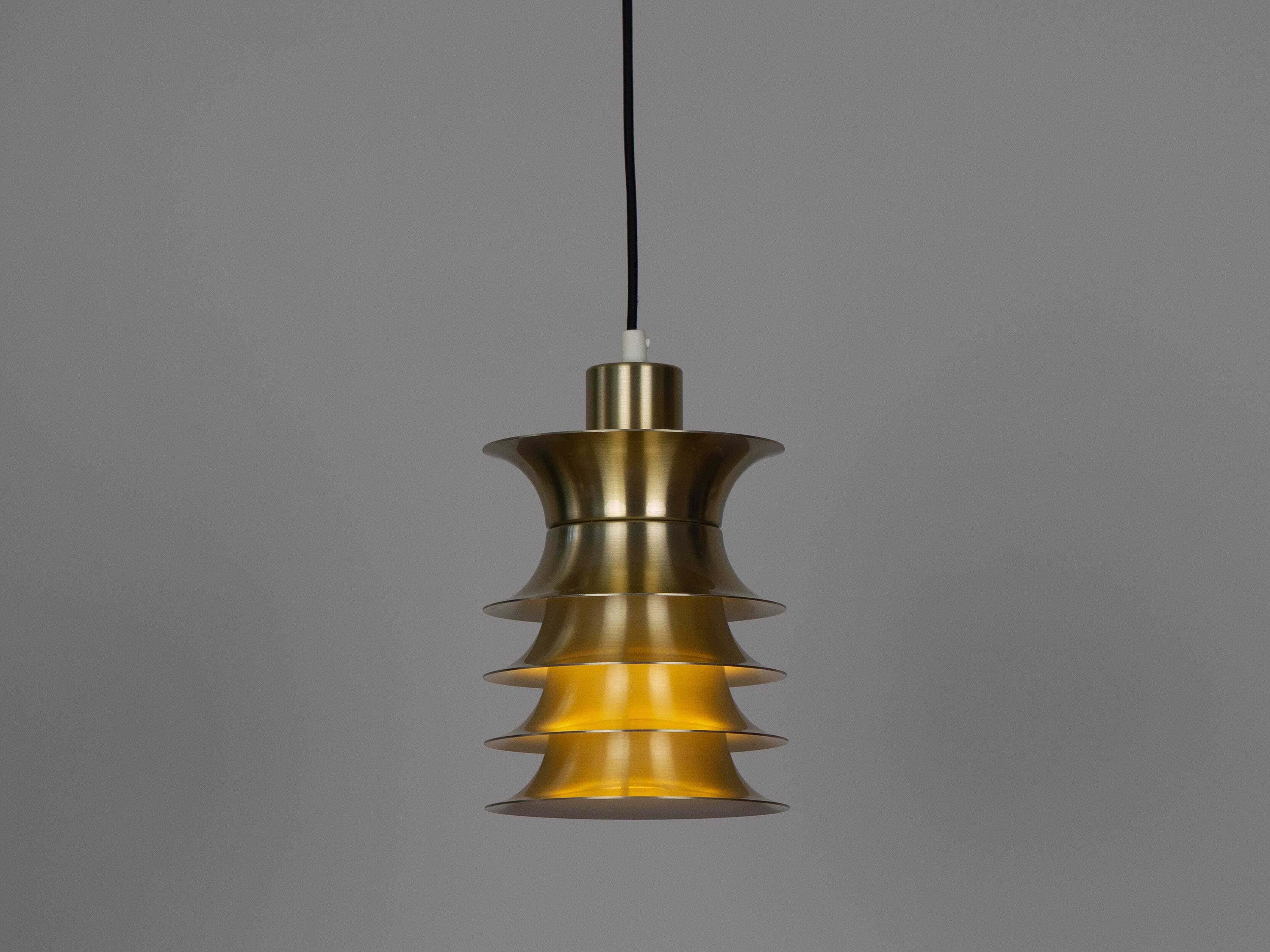Paire de 2 lampes danoises de l'ère spatiale des années 1970.