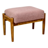 Edmund Homa stool pink boucle seat