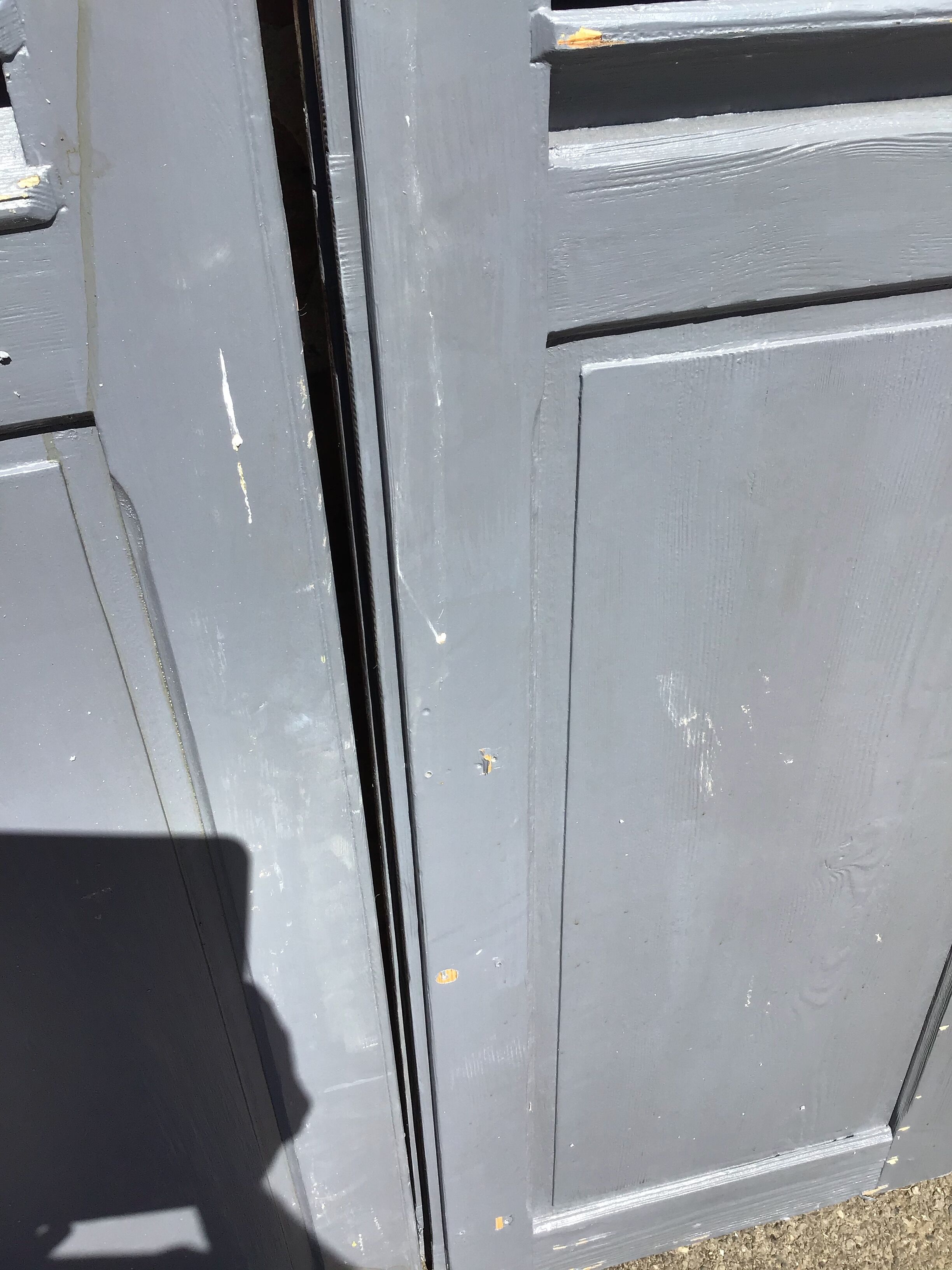 Pair of vintage shutters