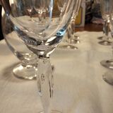 Glass service and crystal carafe from Daum Ovedelia series