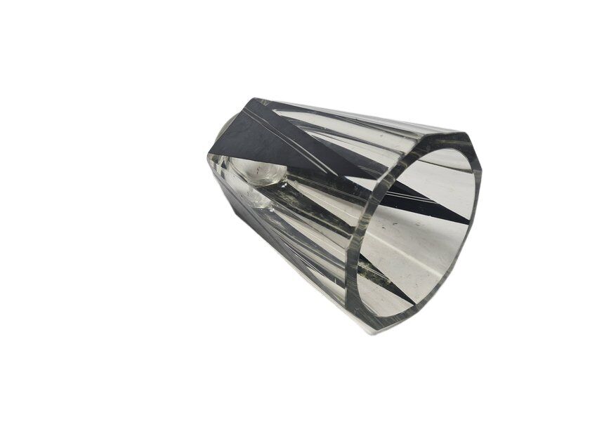 Art Deco glass carafe from Karel Palda, Czechoslovakia, 1930s
