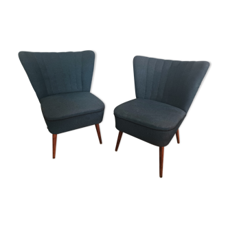 Pair of "cocktail" armchairs