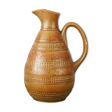 Cruche ou vase en grès Digoin, vintage