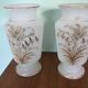 Paire vases opaline