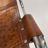 Chaise Les Arcs Cognac Design Dal Vera Mid Century