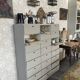 Clamshell cabinet