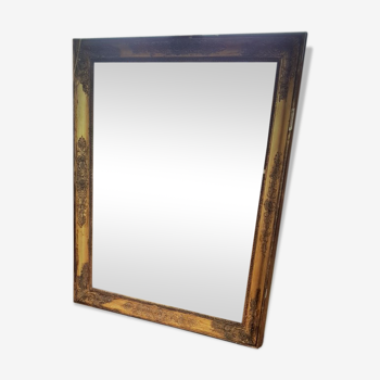 Miroir ancien époque Empire XIXème 84 x 107 cm