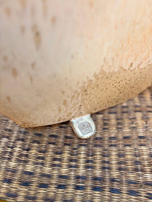 Rare vase en grès vernissé, Japon, XXe siècle. Esthétique wabi-sabi