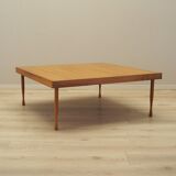 Mahogany coffee table, Italian design, 1970s, production: Italy