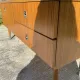 Vintage teak TV unit from the 1970s.