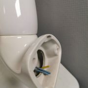 A set of vintage ceramic bathroom lamps by Sigvard Bernadotte, IFÖ Sweden