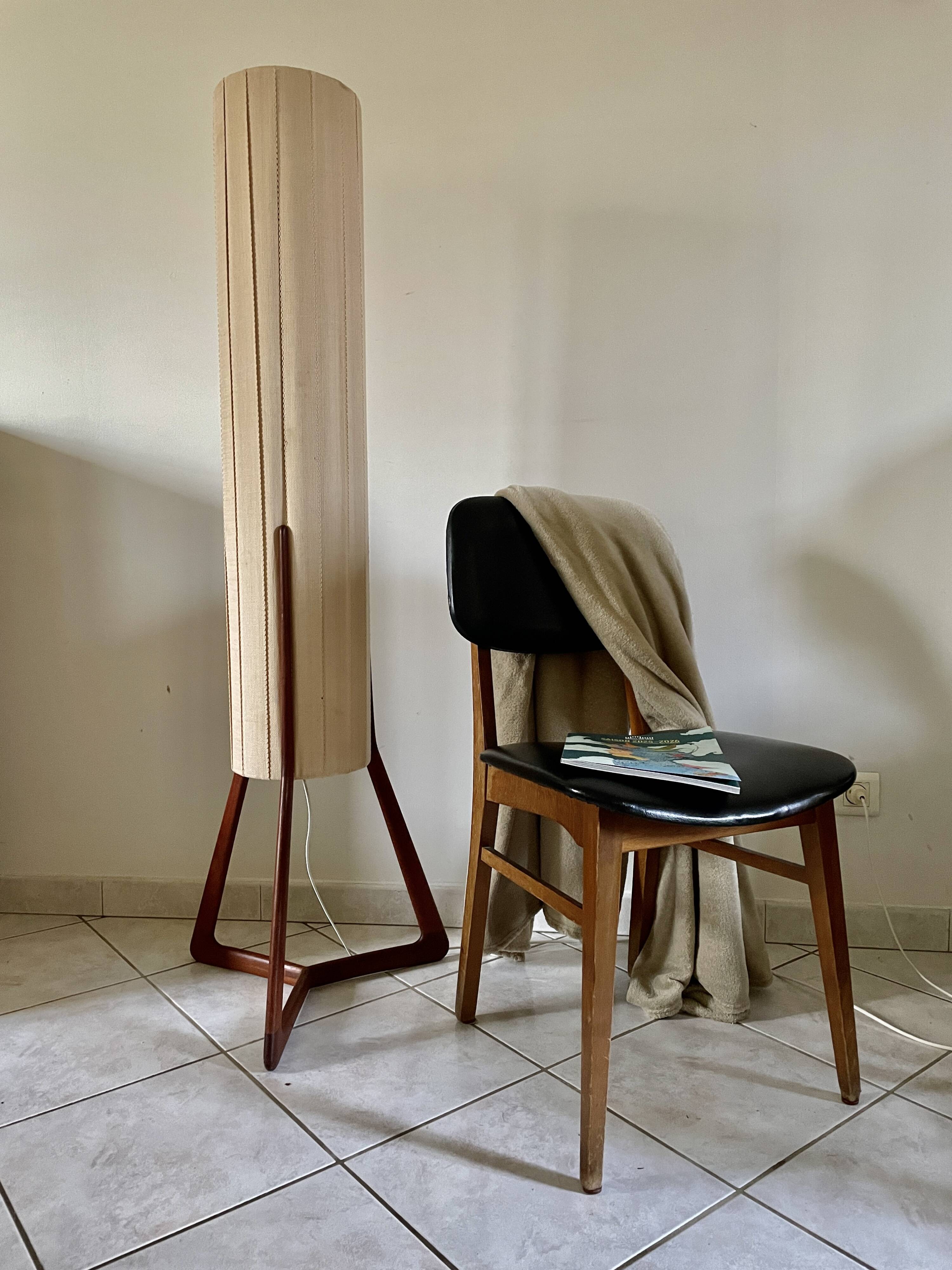 Danish teak floor lamp, 1960