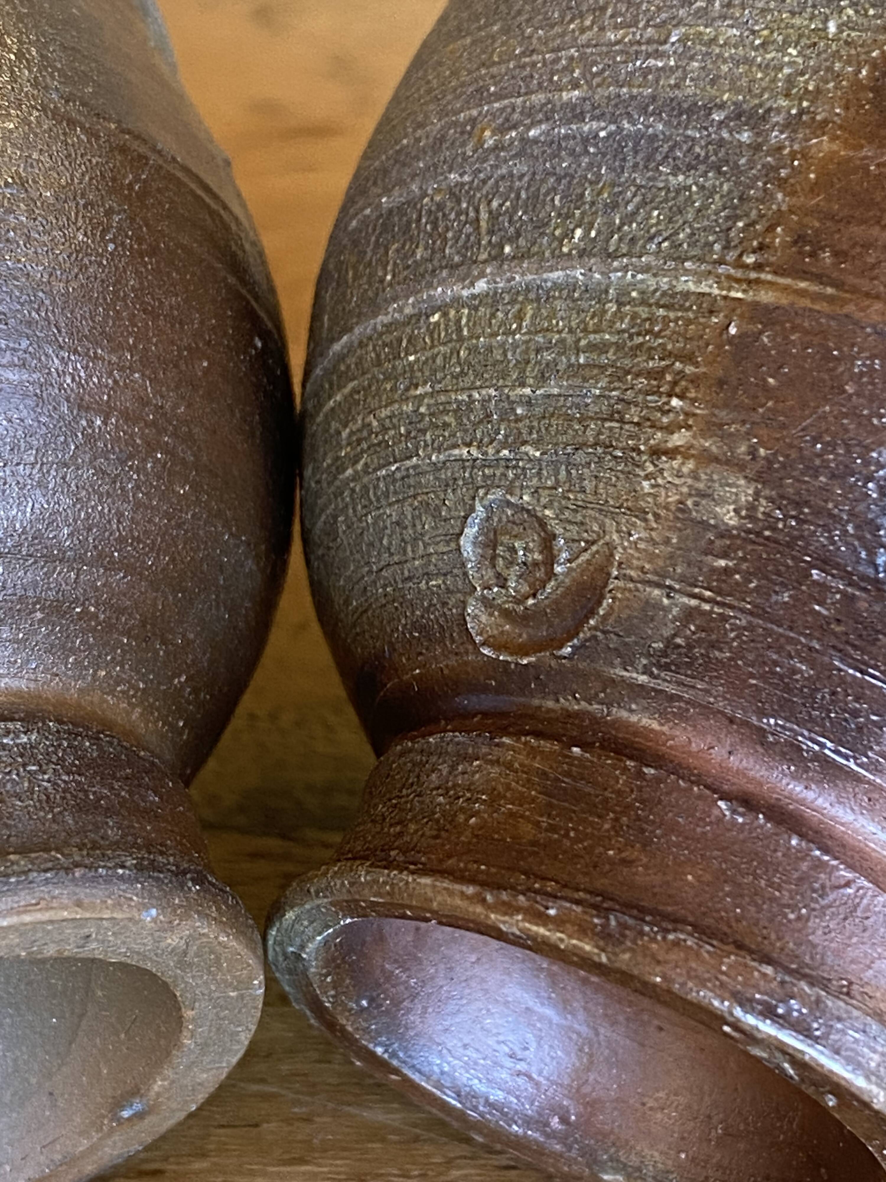 2 Studio pottery coffee cups