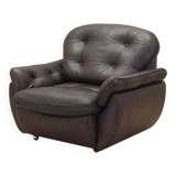 Armchair with castors, Italian design, 1970s, production: Italy