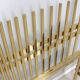 Vintage golden brass bed frigerio 1970s