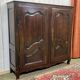 Louis XV style low cabinet in walnut, 19th century