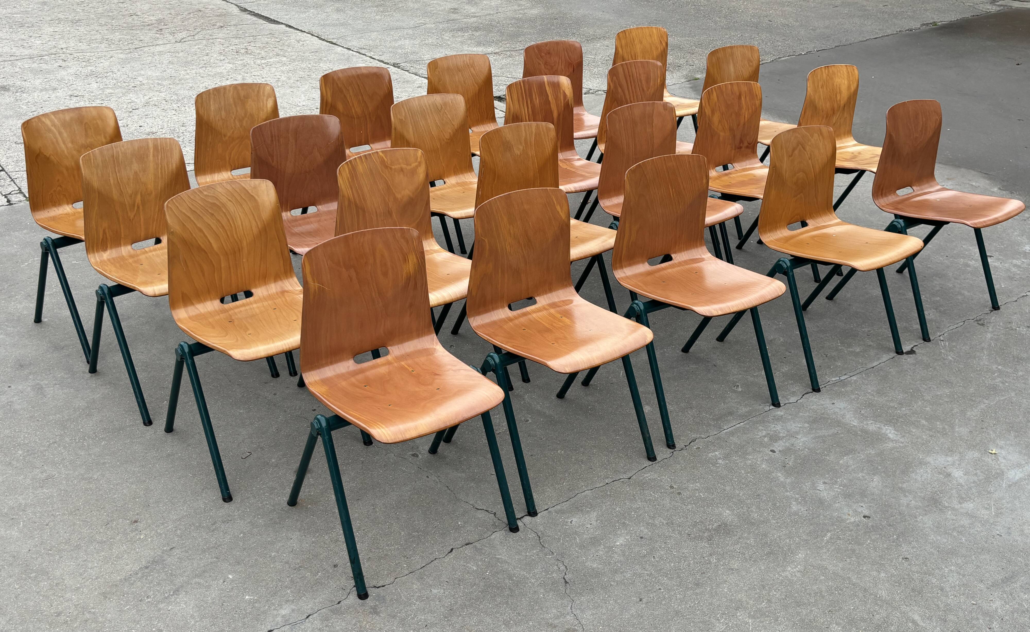 Vintage Dining Chair Industrial Pagwood from Woodmar 70's Design