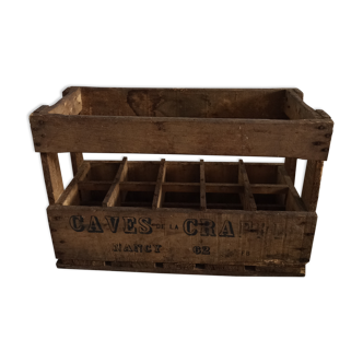 Wooden box with lockers