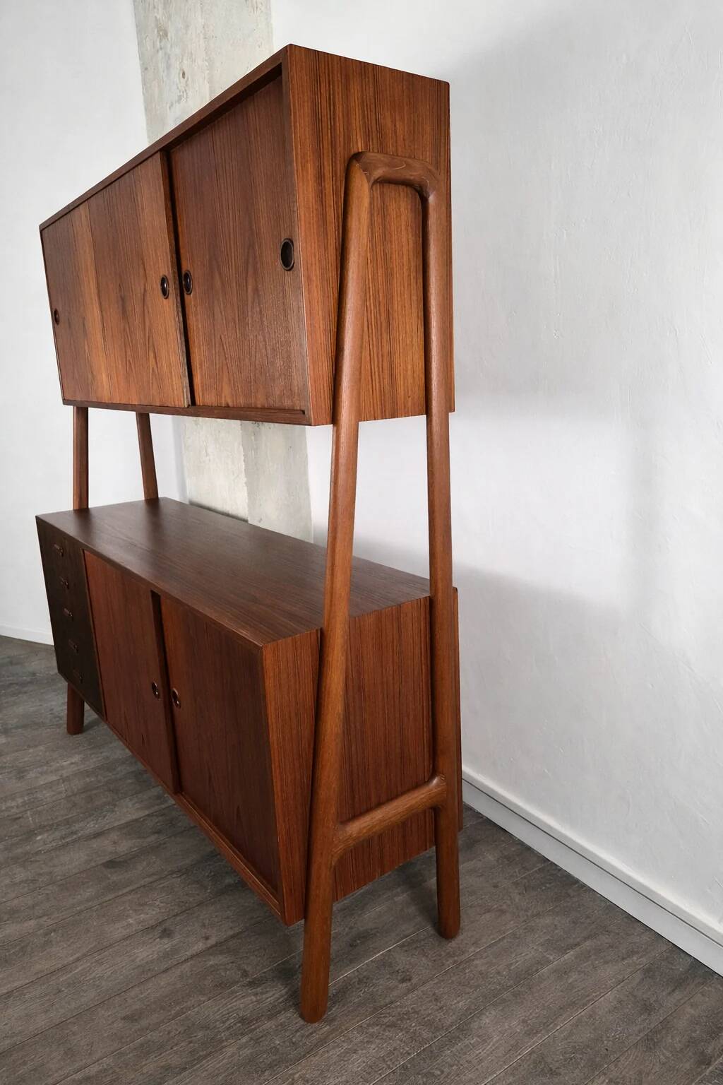 Double enfilade Model 3 in teak by Gunni Omann for Oman Junn Møbelfabrik, Denmark, 1960