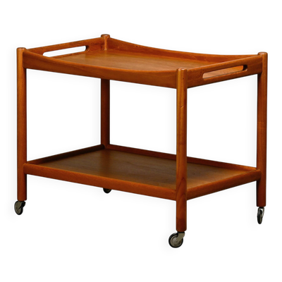 Hans J. Wegner AT-45 Trolley en teck pour Andreas Tuck et Illums Bolighus