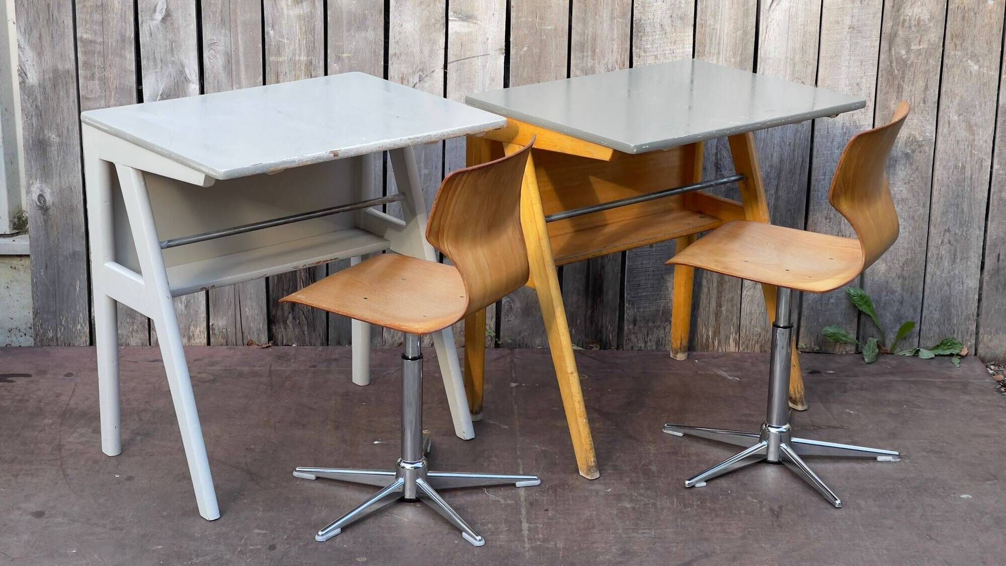 Vintage Adam Stegner desk (large stock)