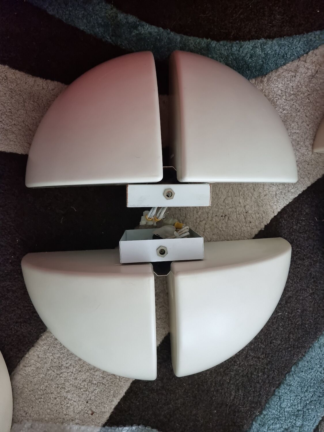 Raak oktavo c-1542 retro 70s light fixture