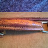 Leather suitcase