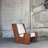 Brutalist armchair