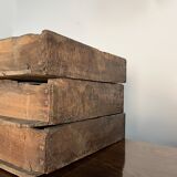 Large English sideboard, dresser, solid oak buffet George II 18th century.