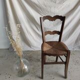Mulched wooden chair