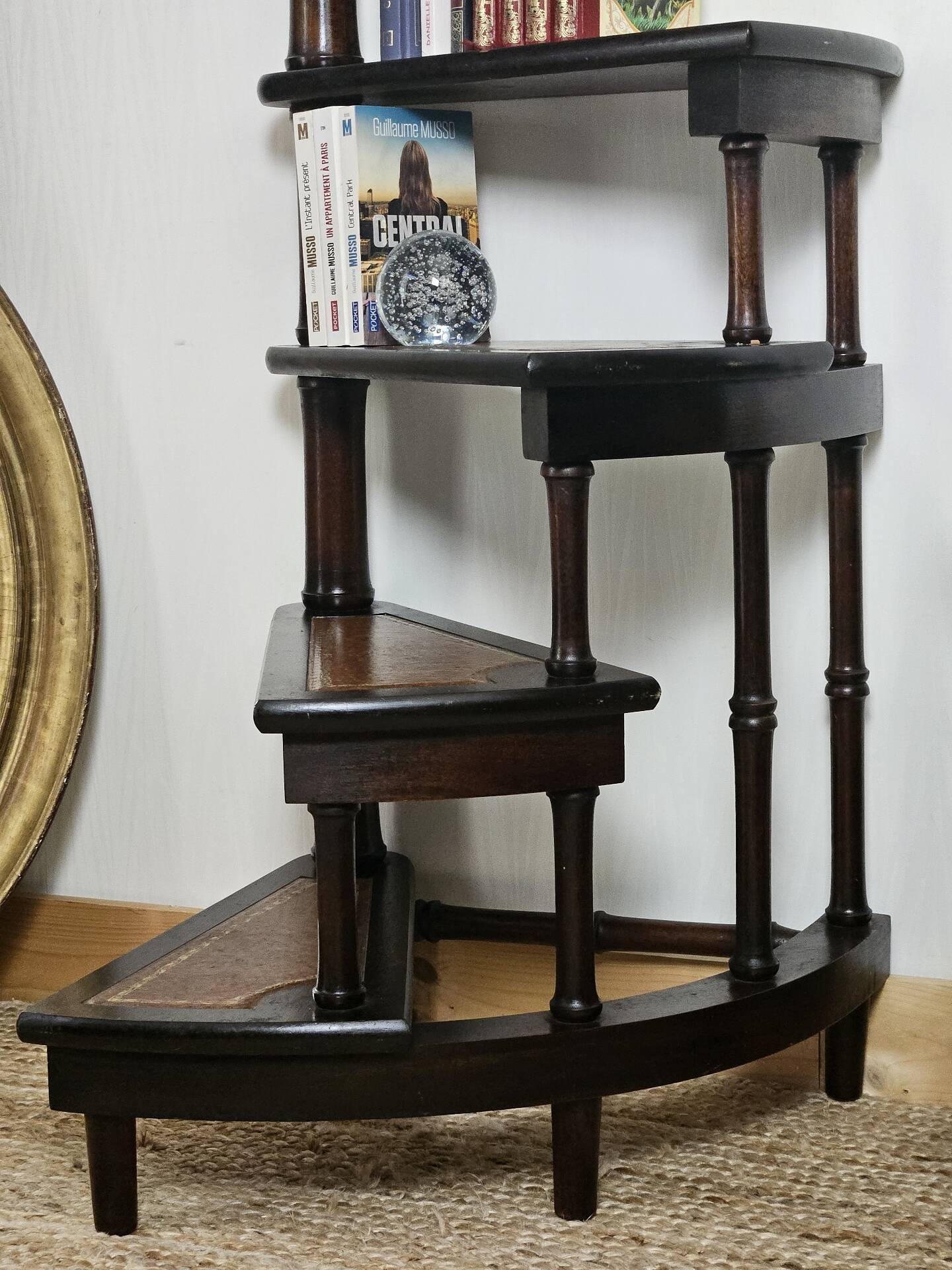 Victorian English library staircase