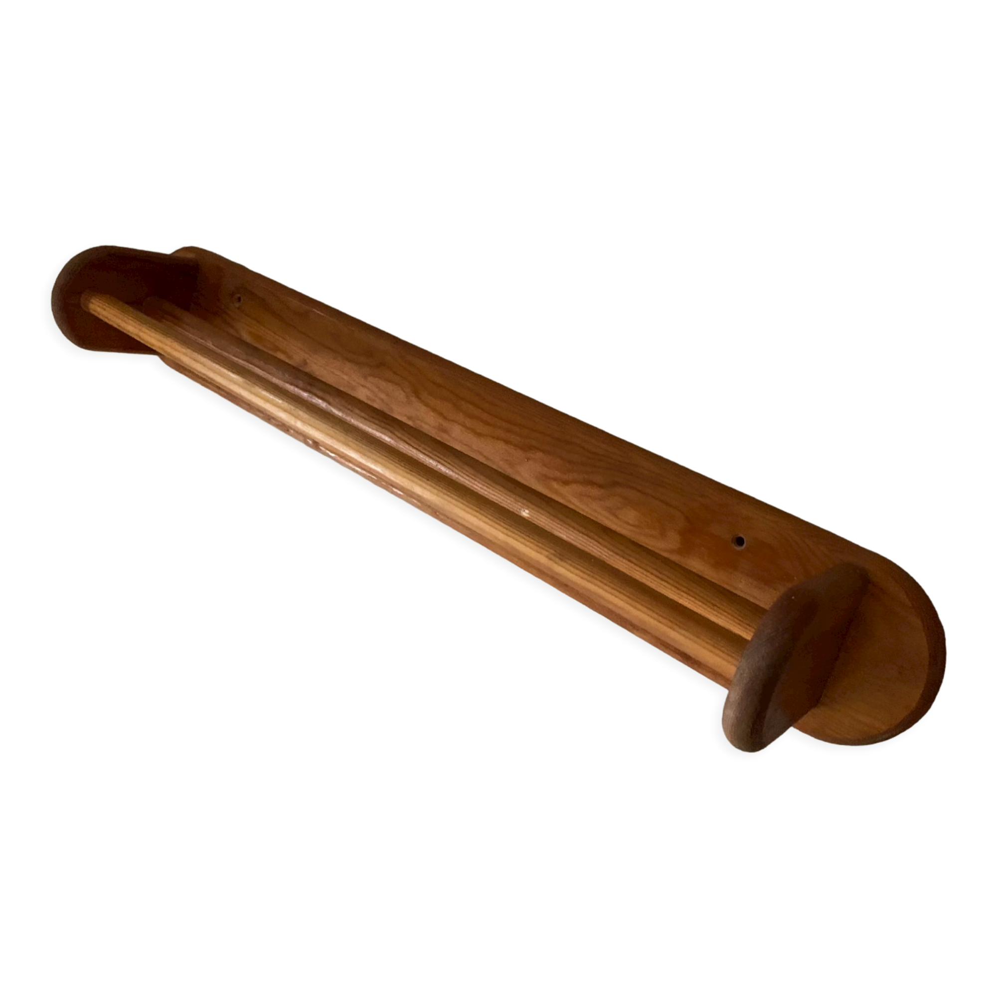 Vintage pine towel rack