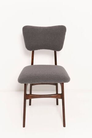 Chaise bouclée gris
