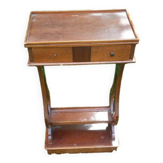 Lyre side table