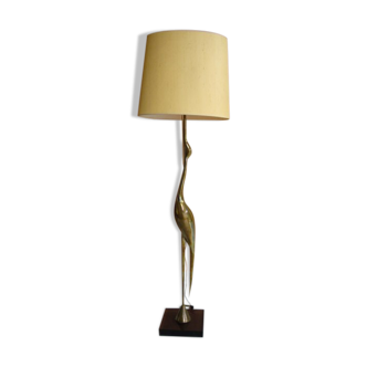 Floor lamp bronze Heron R.Broissand 1970