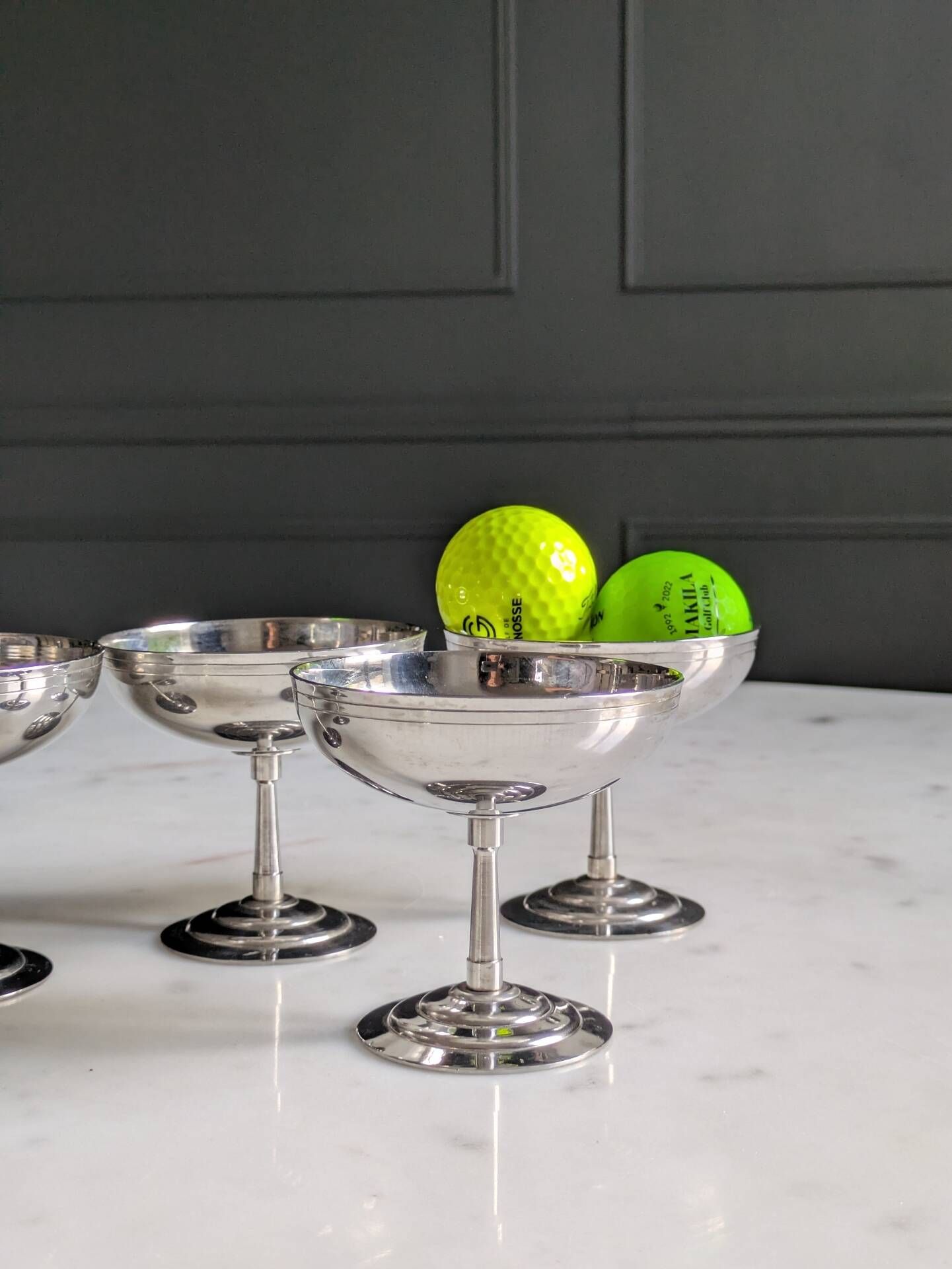 Suite de six coupes à glace/sorbet par Rémy Letang  70'