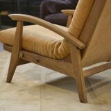 Armchair model FS 134 by Guy Besnard for Free Span 1950s