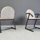 Postmodern dining chairs, 1980s