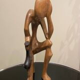 Sculpture bois 1960