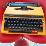 Yellow typewriter