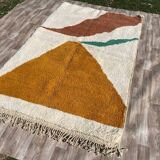 Handmade pure wool rug, size 2/3 m.
