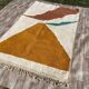 Handmade pure wool rug, size 2/3 m.