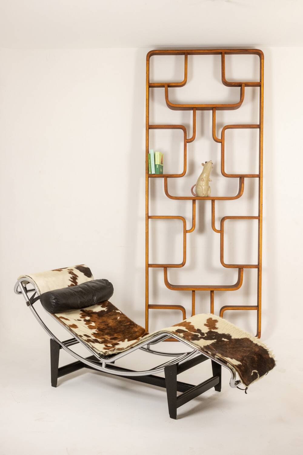 Ludvik Volak. Pair of shelves or partition screen. 1960s-70s.