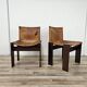 Pair of Monk chairs by Afra and Tobia Scarpa for Molteni, 1970