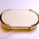 Perzel Ceiling lamp or wall lamp, signed, mid-twentieth century, opaline brass, France